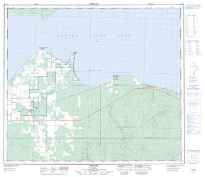 083O06 - KINUSO - Topographic Map