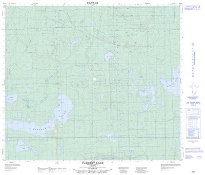 083P05 - FAWCETT LAKE - Topographic Map