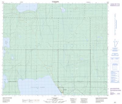 083P06 - ROCK ISLAND LAKE - Topographic Map