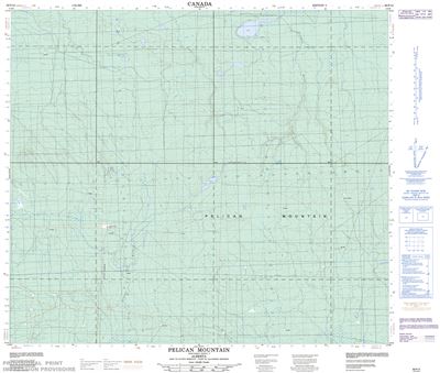 083P12 - PELICAN MOUNTAIN - Topographic Map