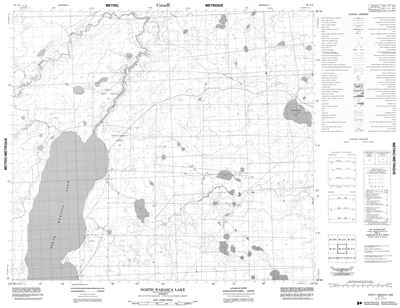 084A04 - NORTH WABASCA LAKE - Topographic Map
