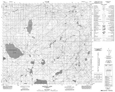 084B09 - QUITTING LAKE - Topographic Map