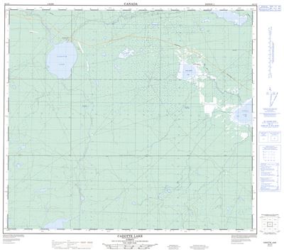 084C08 - CADOTTE LAKE - Topographic Map