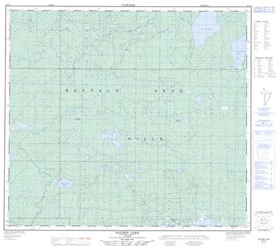 084C09 - GOLDEN LAKE - Topographic Map