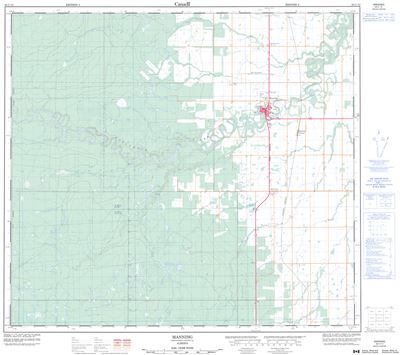 084C13 - MANNING - Topographic Map