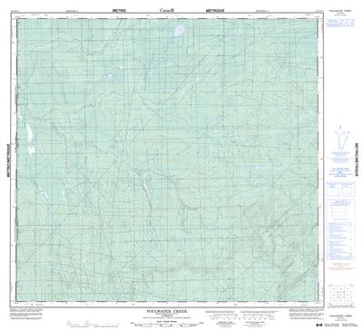 084E13 - FOULWATER CREEK - Topographic Map