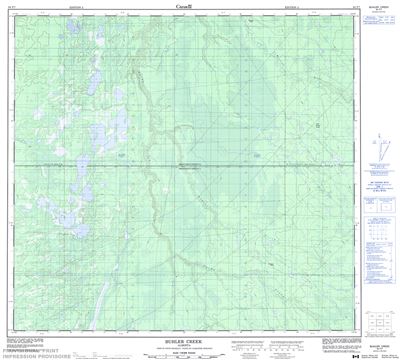 084F07 - BUHLER CREEK - Topographic Map