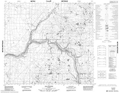 084G02 - BAD RAPIDS - Topographic Map