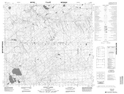 084H05 - BURNT LAKE - Topographic Map