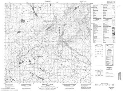 084H08 - CHELSEA CREEK - Topographic Map