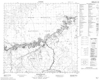 084I07 - HERON ISLAND - Topographic Map