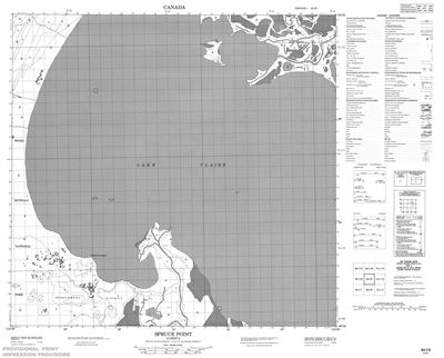 084I09 - SPRUCE POINT - Topographic Map