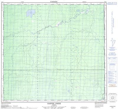 084J01 - HARPER CREEK - Topographic Map