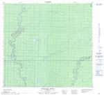 084J03 - WABASCA RIVER - Topographic Map