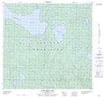 084J14 - MARGARET LAKE - Topographic Map