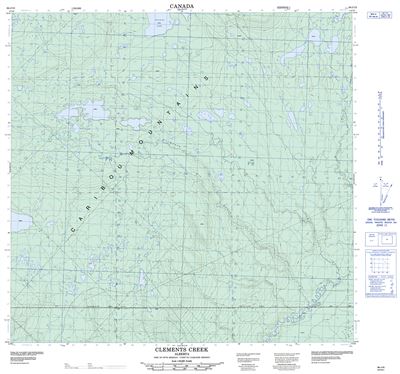 084J15 - CLEMENTS CREEK - Topographic Map