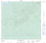 084J16 - PAKWANUTIK RIVER - Topographic Map