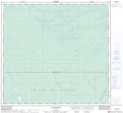 084K04 - CHAIN PONDS - Topographic Map