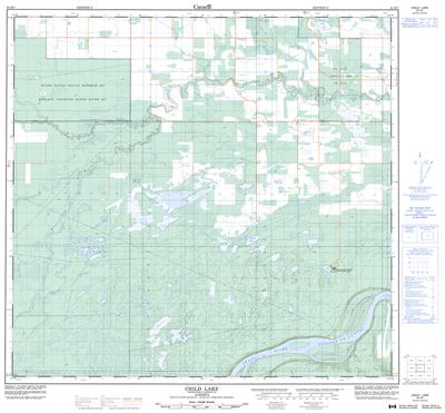 084K07 - CHILD LAKE - Topographic Map