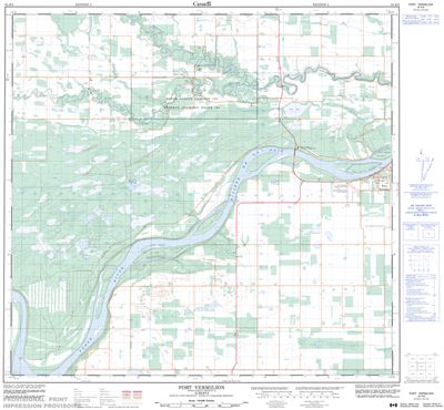 084K08 - FORT VERMILION - Topographic Map