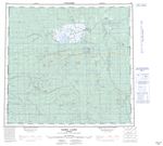 084L - ZAMA LAKE - Topographic Map