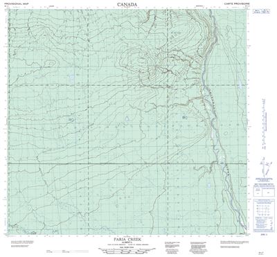 084L01 - FARIA CREEK - Topographic Map