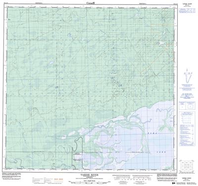 084L14 - VARDIE RIVER - Topographic Map
