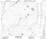 084N15 - LESSARD CREEK - Topographic Map