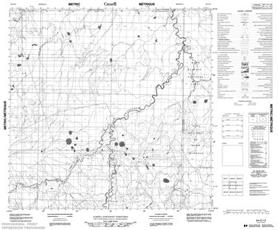 084O13 - NO TITLE - Topographic Map