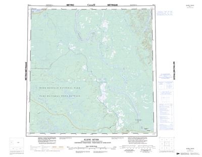 085A - KLEWI RIVER - Topographic Map