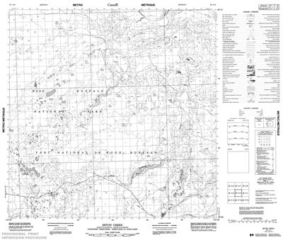 085A02 - SETON CREEK - Topographic Map