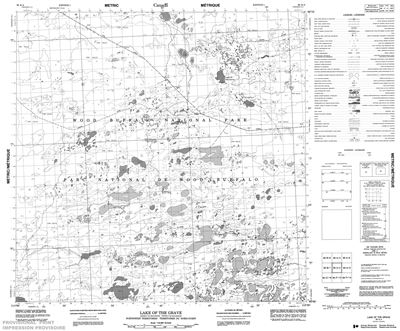 085A04 - LAKE OF THE GRAVE - Topographic Map