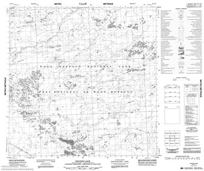 085A05 - HIGGINS LAKE - Topographic Map