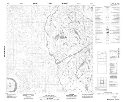 085A09 - TETHUL RIVER - Topographic Map