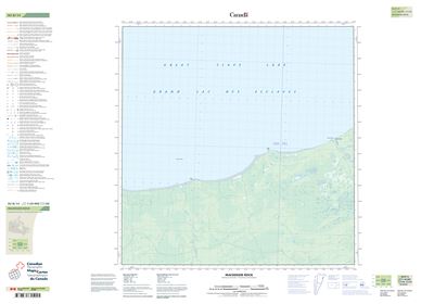 085B14 - MACKENZIE ROCK - Topographic Map
