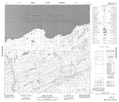 085B15 - BREYNAT POINT - Topographic Map