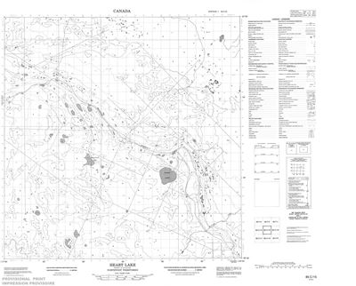 085C15 - HEART LAKE - Topographic Map