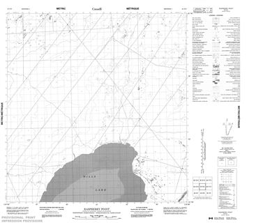 085E09 - RASPBERRY POINT - Topographic Map