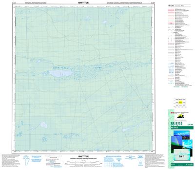 085E11 - NO TITLE - Topographic Map