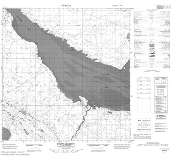 085F03 - POINT SARRISTO - Topographic Map