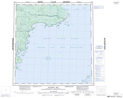 085G - SULPHUR BAY - Topographic Map