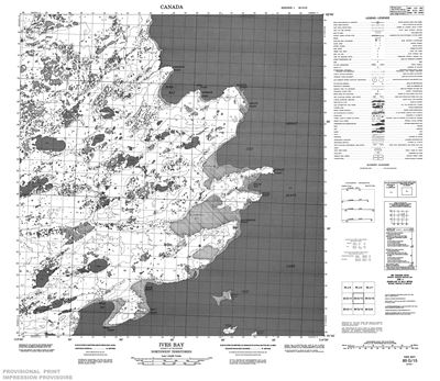 085G15 - IVES BAY - Topographic Map