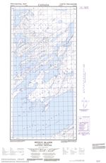 085H10E - PETITOT ISLANDS - Topographic Map