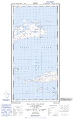 085H14E - CARIBOU ISLANDS - Topographic Map