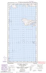 085H14W - CARIBOU ISLANDS - Topographic Map