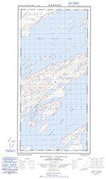 085H16W - HORNBY CHANNEL - Topographic Map