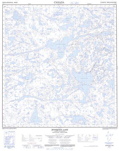 085I05 - JENNEJOHN LAKE - Topographic Map
