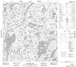 085I07 - BUCKHAM LAKE - Topographic Map