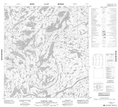 085I10 - TUMPLINE LAKE - Topographic Map