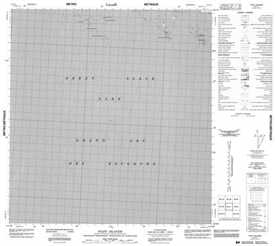 085J01 - PILOT ISLANDS - Topographic Map